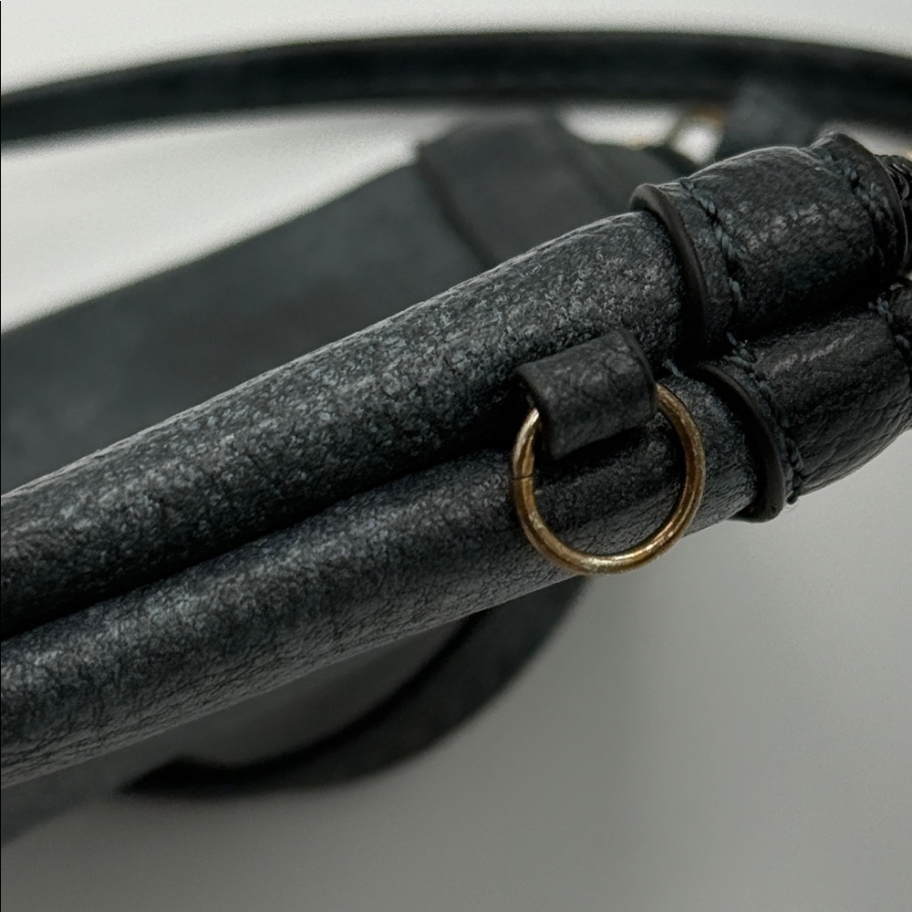 Wilson Leather Black and Blue Wristlet - Picture 6 of 6